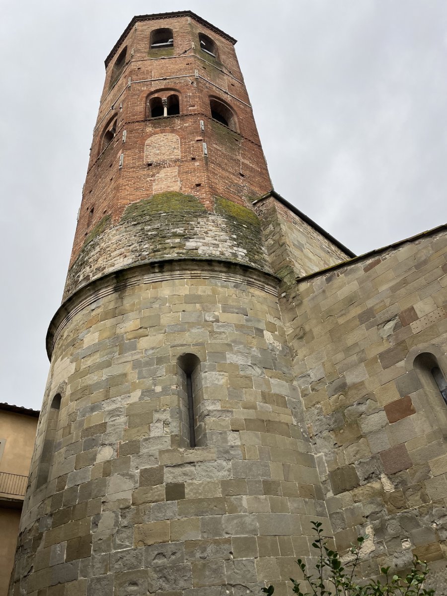 Il campanile della chiesa di Borgo San Lorenzo