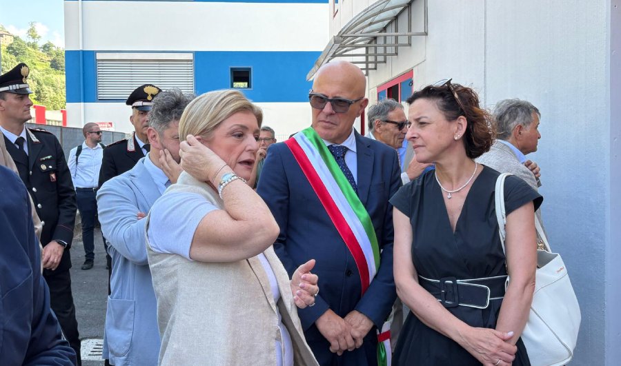 Da sinistra il ministro Calderone, il sindaco Bottino e la Consigliera regionale Spinelli