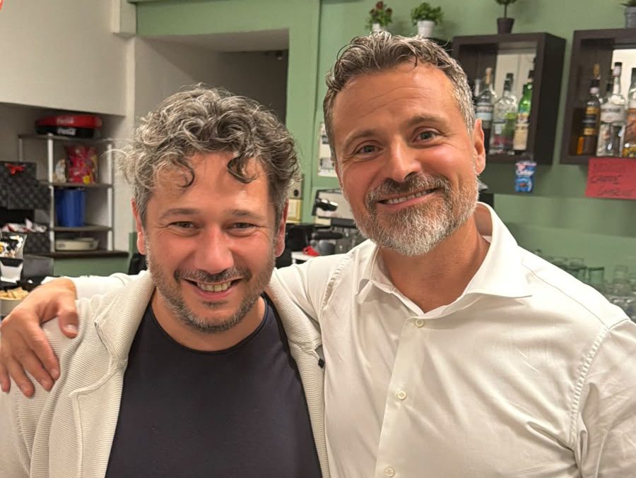 Da sinistra Tommaso Triberti e Francesco Casini