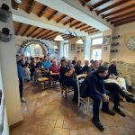 Un momento dell'evento dedicato alla Via degli Dei Un momento dell'evento dedicato alla Via degli Dei