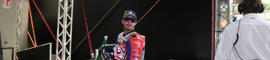 Fabio Di Giannantonio prima della premiazione